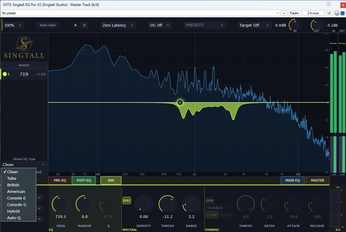 Singtall EQ Pro V2 — EQ character styles