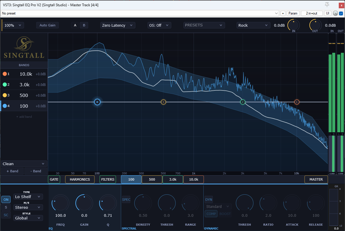 Singtall EQ Pro V2 — Industry Target overlay